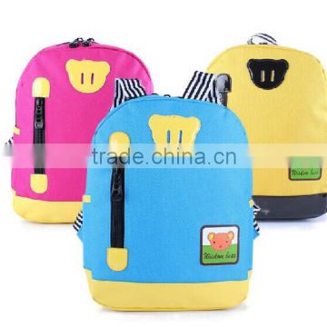 2014 beautiful clever bear school bag for children