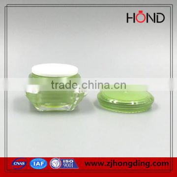 wholesale manufacturer of cosmetic 30ml 50g jar/plastic container /body lotion cream diamond jar