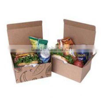 Disposable paper fast food packaging box wholesale