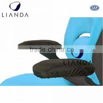 Office Chair Arm Cover Memory Foam & Quality Fabric Removable Cover, Universal Velcro Strap, Comfortable Elbow Support For Chair
