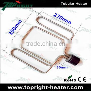 Custom 3kw high resistance stainless custom-built electric steamer flange tubular heater