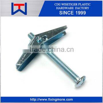 Steel Spring Toggle Anchor / Gravity Toggle Anchor with screw