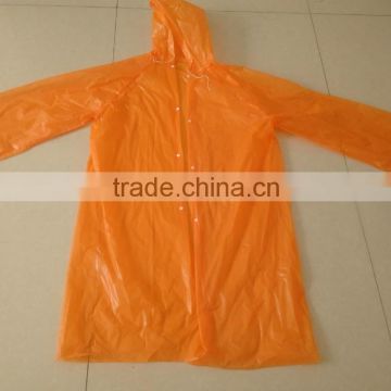 plastic raincoats in adult and child type