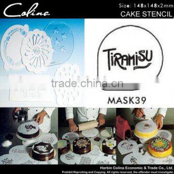 Cake Stencil,Acrylic/Plastic stencil in many nice shapes with best quality