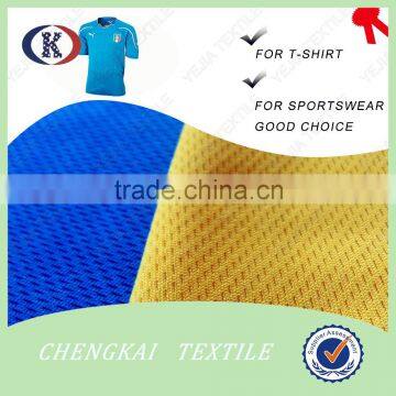 bird eye polyester mesh jersey fabric