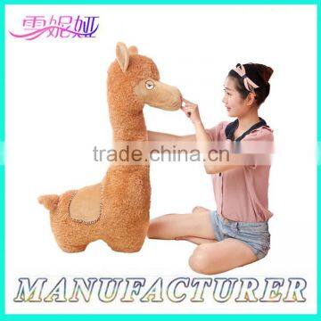 Fancy Animal Toys Custom Pillow Cute Stuffed 1 M Plush Alpaca Toy