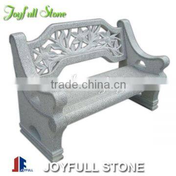 Hand Carved Natural Stone Benches with Back