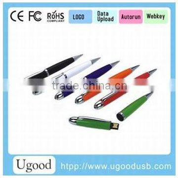 With Laser LED Light Colorful USB Pen ,functional usb pen as usb gift