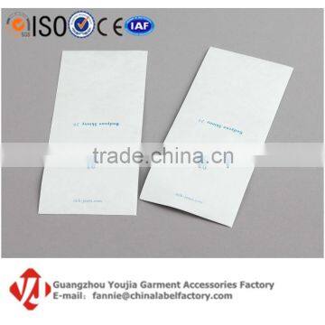 Recycled Brand Name Paper Size Hang Tag Private Label