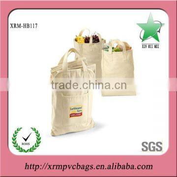 Prefessional manufacture wholesale shopping bag canvas