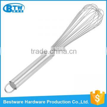 OEM & ODM accepted polished treatment 14" stainless steel 201 eggbeater whisk