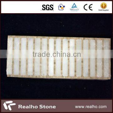 Chinese Crystal White Marble Mosaic with quality assurance