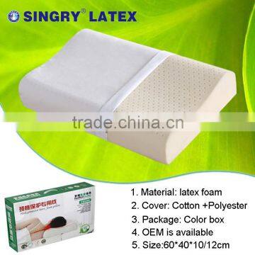 100% Natural Latex Breathable Healthy Lady Curve Pillow