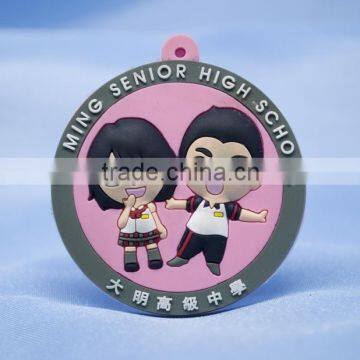 private customized cartoon 3D PVC label