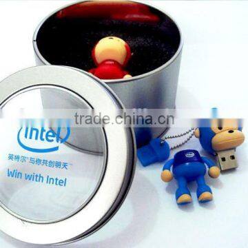 Monkey Animal Shape PVC Usb Flash Drive Thousands Models,Custom Promotional Gift Memory Stick With Metal Case Free Sample photo-3