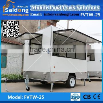 Convenient and popular high profit feedback food carts