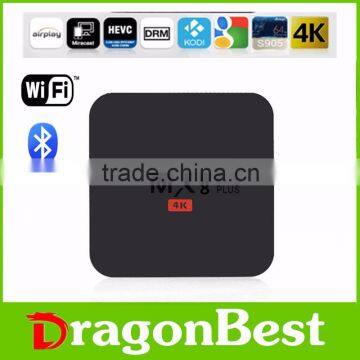 MX8 plus s905 Android Tv Box Google Android 5.1 Tv Box Fully Loaded Kodi Quad Core MINI PC MX8 plus