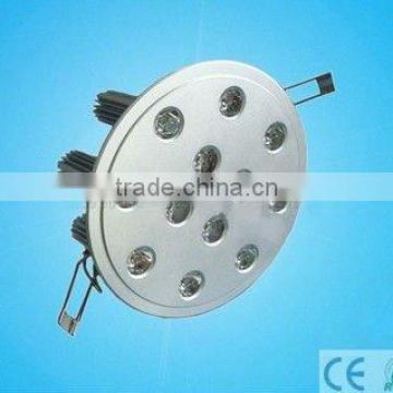 3 years warranty Round dimmable recessed high power 12w led downlight