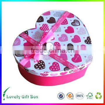 2016 hot sale Fun Wedding heart Shape Favor Box