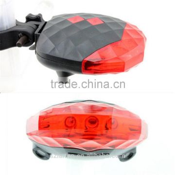 2016 Wide Visibility Cycling Bicycle Bike 2 Laser 5 LED Flash Rear Tail Lamp Light Cycling Bicycle Bike lights Remind The Safet