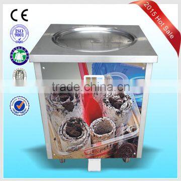 flat pan fried ice cream machine single pan fried ice cream roll machine cold stone marble slab top fry ice cream machine