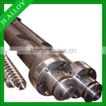 Parallel twin screw and barrel for sheet line/extruder machine