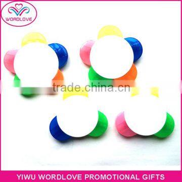 hotsale mini round shape multicolor highlighter pen for children