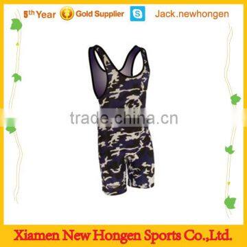 Cheap custom printing wrestling singlet