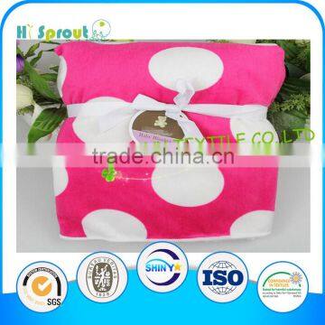 Pink Dot Girl Type Microfiber Blanket Super Warm