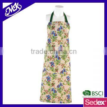 Cotton cheap flower fashion kitchen aprons