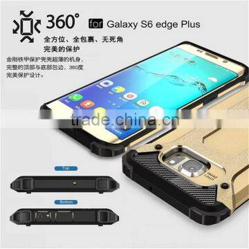 2016 Latest Free Sample For Samsung Galaxy S6 Edge Plus Armor Impact PC TPU Phone Case ,mobile Phone Case