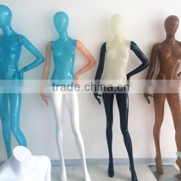 2015 high quality low price fiberglass female mannequin for the window show