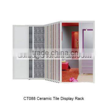 metal display showroom stand/bathroom tile display rack stand/ceramic tile samples display rack stand CT088