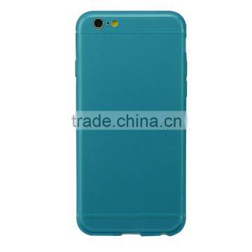 Soft 0.7mm Slim TPU case cover for iPhone 6 with 4.4'' screen blue