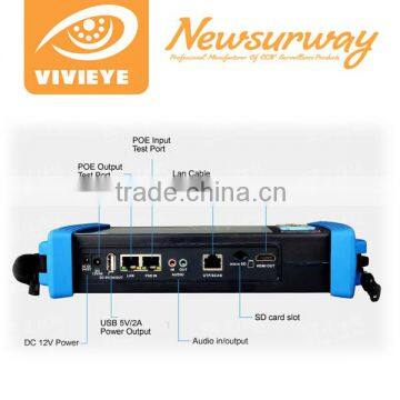 7 Inch Touch Screen Multifunction IP Camera CCTV Tester With Multi-meter, Video Record, WIFI,Cable Scan photo-3