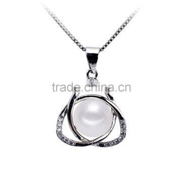 freshwater pearl 925 silver pendant design