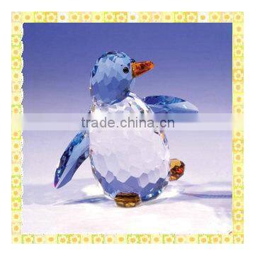 New Designed Engraving Colors Crystal Penguin For Holiday Gifts