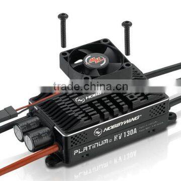 Hobbywing Platinum HV 130A V4 Brushless ESC 6-14S LiPo High Voltage Built-in BEC photo-5