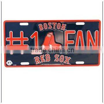 reflective license plate