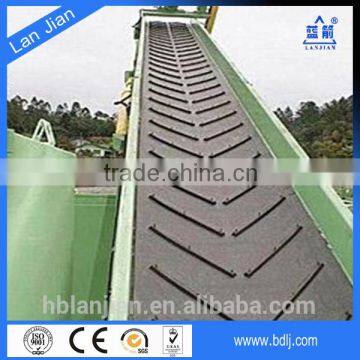 ISO Standard Chevron conveyor belt /Patterned conveyor belt for transmission plant