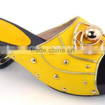 2016 New Pattern Style Design Ladies Slippers High Heel 5 cm 7 photo-4