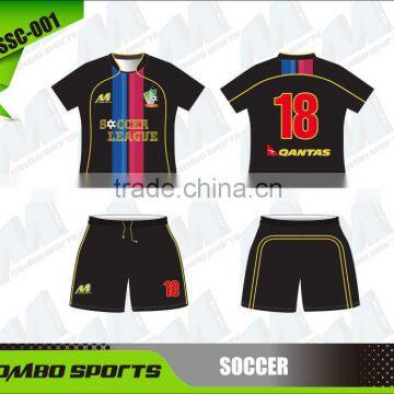 Custom sublimation soccer jersey and shorts