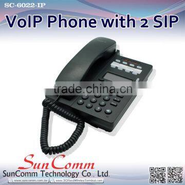 SC-6022 2 SIP line Hand-free indicator IP Phone