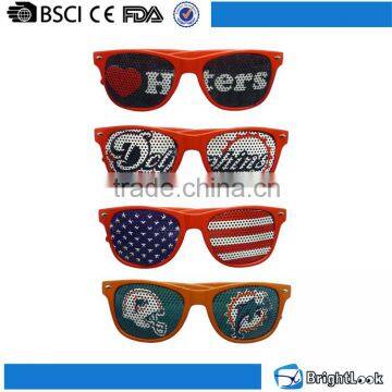 Classical Vogue Best Price Free Sample Colored Plastic Cheap Custom Pinhole Lens Printing Promotional Sunglasses no Minimum photo-2