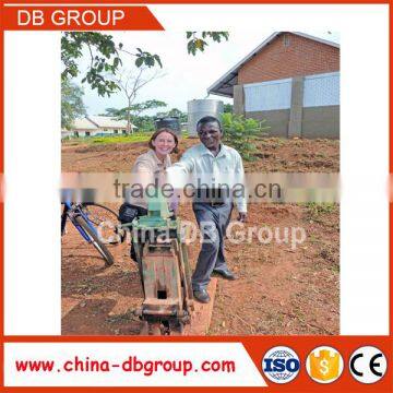 manual interlock soil mud clay cement brick making machine