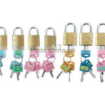 CARTOON KEL BRASS PADLOCK