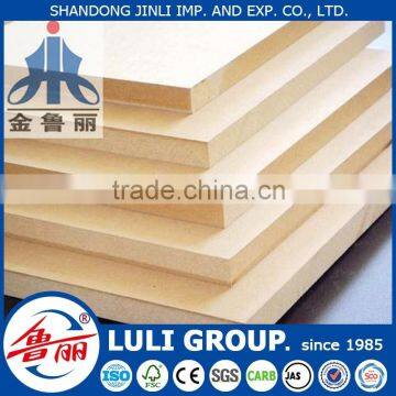 plain mdf/raw mdf board sheet from LULI China since 1985