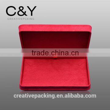 Antique Red Necklace Design Leather Jewelry Gift Box for Wholesale