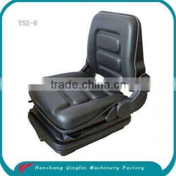 Mechanical suspension construction seats for heavy duty