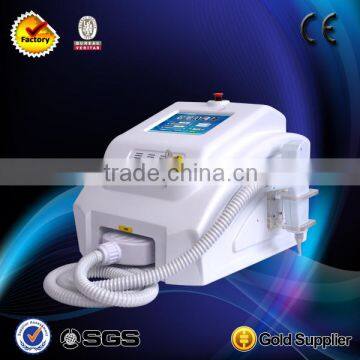 1500mj Good Feedbacks!!! CE Approval Professional Portable Q Switched Nd Yag Laser Removal Tattoo Machine 1 HZ